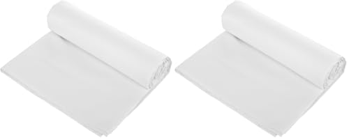 100% Cotton Fabric 3 Yard 44 Inches Wide White Cotton Quilting Fabric Soft Embroidery Quilting Fabric by The Yard, Muslin Fabrics for Sewing Material Apparel Cloth (Pack of 2) - size: 110 cm x 300 cm (Pack of 2)