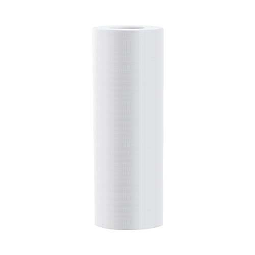Water Soluble Stabilizer for Embroidery Topping Film (8 in x 30 yd Roll), Seneme 35um Clear Embroidery Stabilizers - Wash Away Embroidery Stabilizer for Machine Embroidery Stabilizer and Hand Sewing - size: 8"*30yd roll