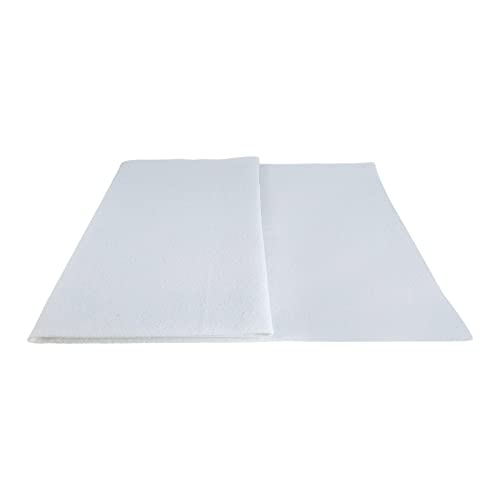 Jtnohx Craft Felt Sheets 1 Square Yard Felt Fabric White 1.4mm - color: White