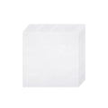 10 PCS White Cotton Embroidery Fabric Cloth (7 × 7 Inch) - size: 7 × 7 Inch