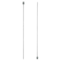 uxcell 2Pcs 3.5mm(E) Single Pointed Knitting Needles Stainless Steel 13.8 Inches Length Metal Weaving Tool for Handmade Projects DIY Knitting - size: 3.5mm, 13.8"