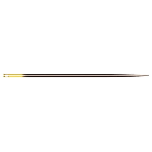 Clover 4971 Clover No.10 Needles Applique/Sharps, Black/Gold