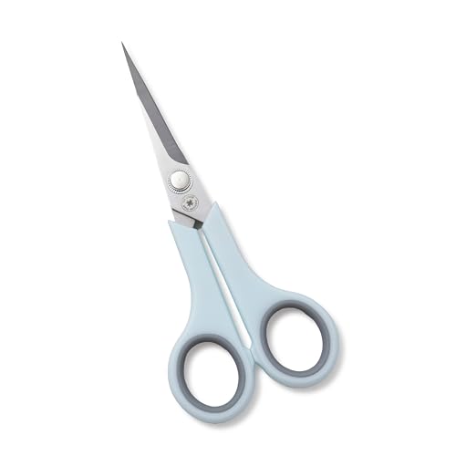 Missouri Star Scissors All Purpose - 6” Precision Tip Scissors for Cutting Fabric, Sewing, Crafting - Ultra Sharp with Comfort Grip and Blade Cover - size: 6 Inch