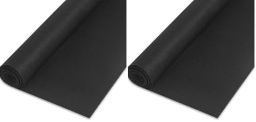 Felt Fabric 1.8 mm Thick 36" x 72" - Soft Durable Felt by The Yard Felt Sheets for Arts and Crafts, DIY Sewing, Crafting Projects (Black) ﻿ ﻿ ﻿ ﻿ ﻿ ﻿ ﻿ ﻿ ﻿ (Pack of 2) - color: Black, size: 36" x 72" (Pack of 2)