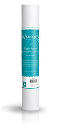 Kimberbell Wash Away - Water Soluble Machine Embroidery Stabilizer, 20x10 Yd Roll - Washes Out Completely Leaving No Residue - Sewing, Quilting, Piecing Projects, Appliques, Lace, Crafting & More!