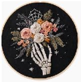 TINDTOP Halloween Embroidery Kit for Adult, Embroidery DIY Starter Kit - color: Halloween E