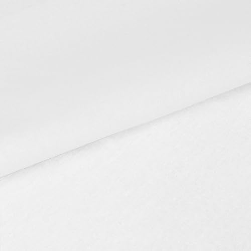 20 PCS Cotton Embroidery Fabric, Pre-Cut White Cloth Squares - color: White, size: 5.9 to 19.6 Inch