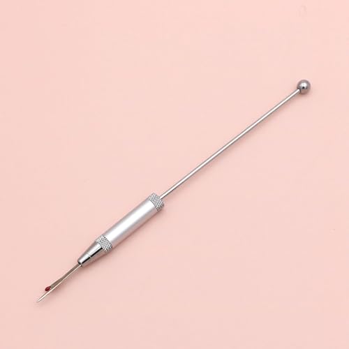 10 Packs Beadable Thread Cutter Seam Rippers for Sewing Metal Embroidery Removal Tool Beaded Tag Remover for DIY Craft (Silver) - color: Silver