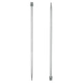 uxcell 2Pcs 7mm Single Pointed Knitting Needles Stainless Steel 13.8 Inches Length Metal Weaving Tool for Handmade Projects DIY Knitting - size: 7mm, 13.8"