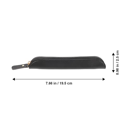 Insulin Pen Cooler Travel Case: Small Insulin Pen Organizer Storage Bag Portable PU Leathe Pouch for Pencil Other Diabetic Medication Supplies Black