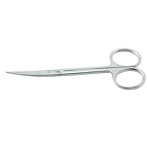 Cutex 4-1/2" Curved Fine Point Embroidery Scissors/Thread Trimmers - color: Curved Fine Point