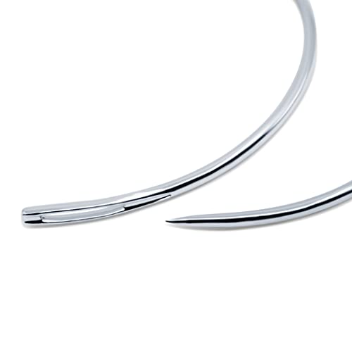 Dritz 3050 Quilter's Curved Hand Needles, 2-Inch & 2-1/2-Inch, Nickel (4-Count)
