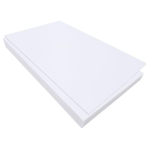 Jtnohx Felt for Crafts, 16 Pcs Felt Fabric, 7"×11.3" Stiff Felt Sheets, Craft Felt Square for Sewing (White) - color: White