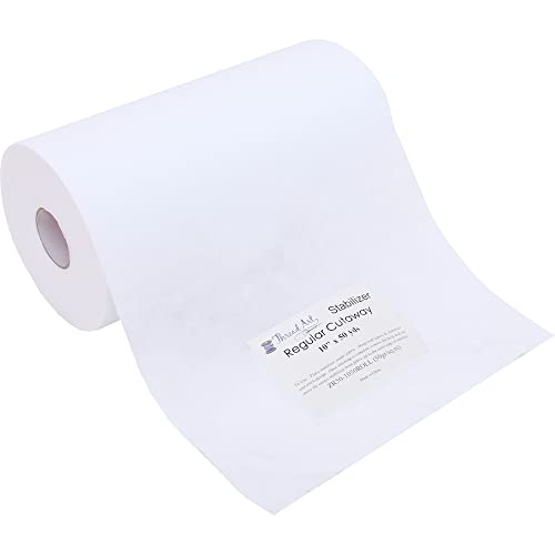 Threadart Cutaway Embroidery Stabilizer - 1.8 oz 10" x 50 yd Roll - size: CUT-AWAY 10"X50YD ROLL