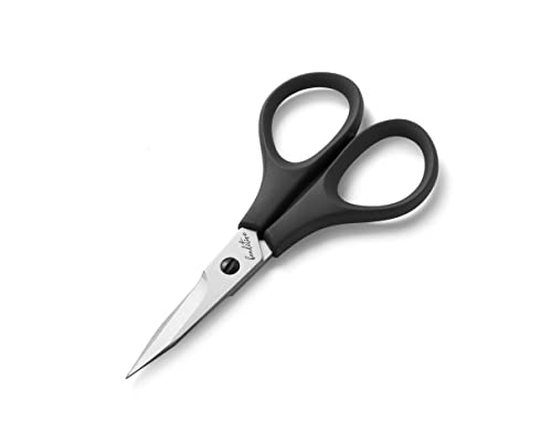 Beaditive Lightweight Sewing and Embroidery Scissors Set (2 PC) | Sewing, Embroidery, Paper Cutting, Crafting | Stainless Steel | Protective Cover (4 in) - size: 3.94 in