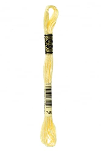 DMC Stranded Cotton Embroidery Thread 745 - per skein