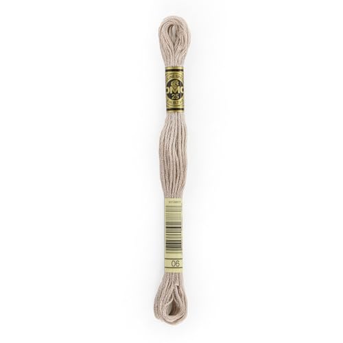 DMC 6-Strand Embroidery Cotton 8.7yd - Medium Light Driftwood