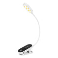 VAVOFO Rechargeable Book Light, 14 LEDs Eye Care Clip On Amber Reading Light for Bookworms Reading in Bed with 9 Colors 9 Brightness (White-Black) - color: White-Black