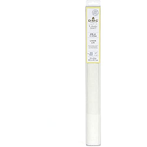 DMC Linen Fabric - 28 Count - Cream - color: Cream