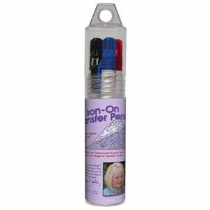 "Iron-On Transfer Pens 4/Pkg-Black, Blue, Brown & Red"