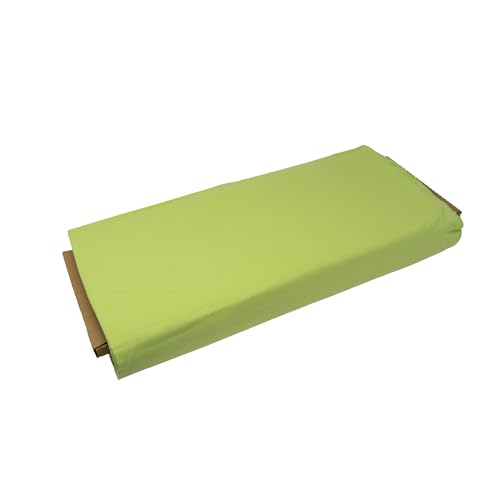RTC Fabrics 42"/43" Wide 100% Cotton Flannel Solid Lime Green Color DIY Crafting, Quilt, Sewing Fabric By Bolt - color: Lime Green, size: 8 yard bolt
