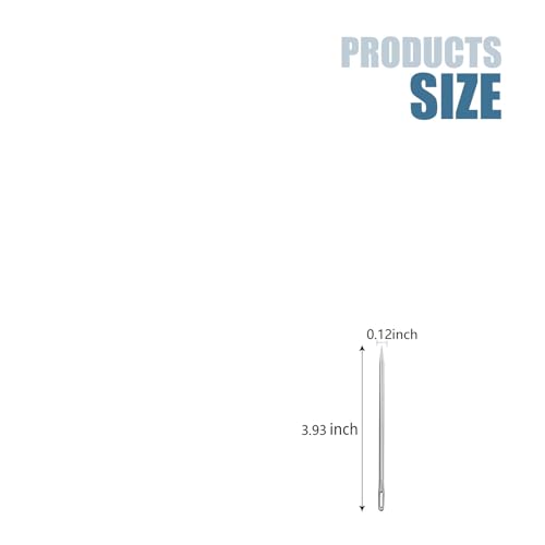 SimautHawk Upholstery Needle, Long Needle, 1-Piece, 3.93 in, Length 3mm - size: 3.93 inches