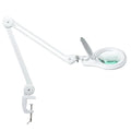 Bifocal LED Magnifying Lamp with Clamp, 14W 1200LM, White - color: White