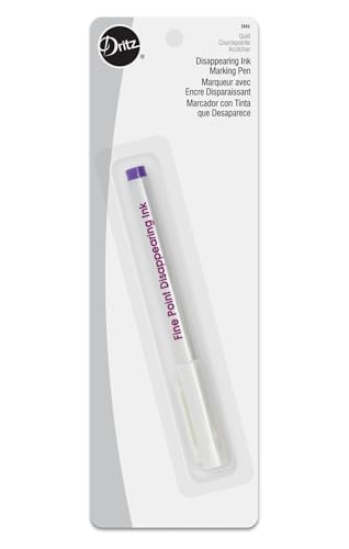 Dritz 3086 Disappearing Ink Pen, Fine Point, Purple - style: Fine Point