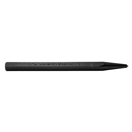 Mayhew Tools 62215 Center Punch, 4-Piece Set, Black Oxide Finish - size: 4-Piece Set