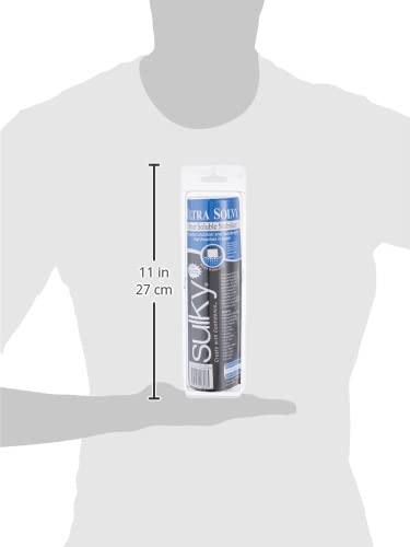 Sulky Of America Ultra Solvy Extremely Firm & Stable Water Soluble Stabilizer, 8" by 8 yd (408-08)