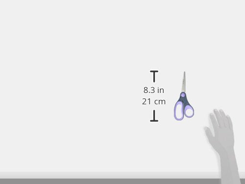 Westcott Titanium Bonded Non Stick Scissors, Purple, 8" - size: 8-Inch