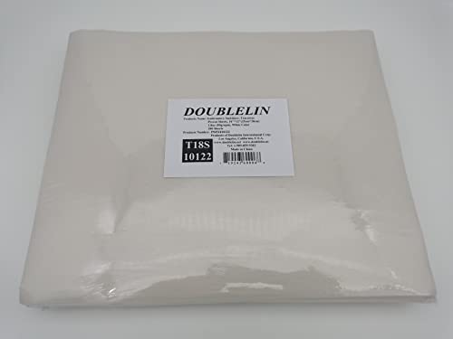 DOUBLELIN 1.8oz Tear Away Stabilizer Sheets, White, 10x12, 200 pcs - color: Tearaway 1.8oz White, size: 10"x12" 200 Sheets