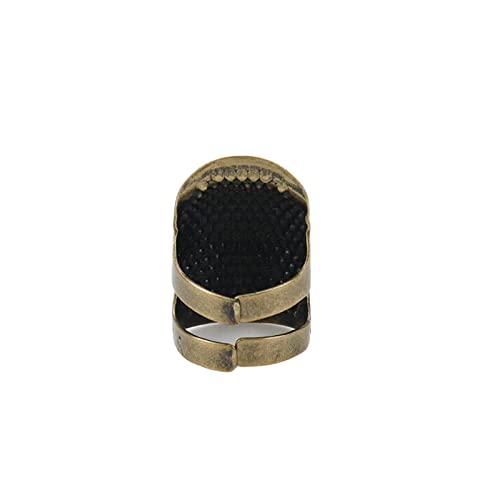 Tsnamay Bronze Adjustable Thimble Hand Sewing Repair Needlework - color: Bronze