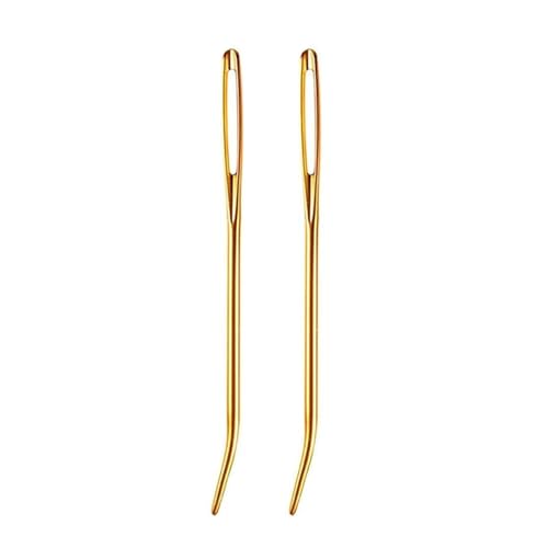 Large Eye Sewing Needle Tapestry Needle for Crochet Darning Yarn Needle Curved Tip for Hand Sewing