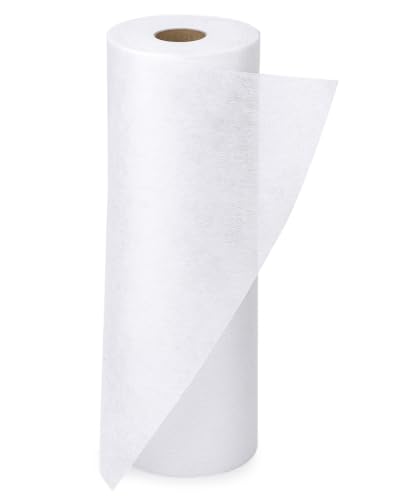White Medium Weight Fusible Interfacing for Sewing 11.6" x 30 yd - color: White, size: 11.6" X 30yd Medium Weight
