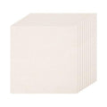 10 PCS Beige Linen Needlework Embroidery Fabric Cloth (11.8 × 11.8 Inch) - size: 11.8 × 11.8 Inch