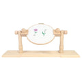 Airo Beech Wood Embroidery Hoop Stand,Rotatable, Tool-Free Installation, for Cross Stitch , Embroidery, Sewing Needlework