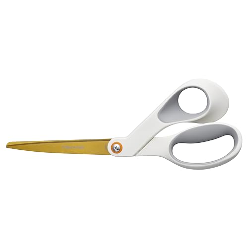 Fiskars 8" SoftGrip Titanium Paper Craft Scissors, Stainless Steel Blades - style: SoftGrip Titanium