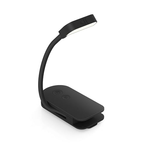Choudao Rechargeable Book Light, Portable Reading Light,Black - color: Black