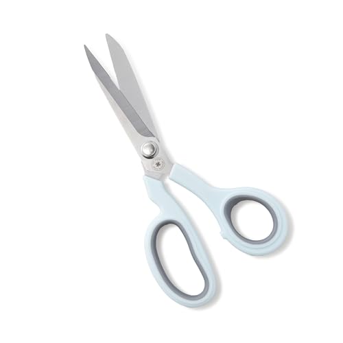 Missouri Star Scissors All Purpose - 8” Stainless Steel Scissors for Cutting Fabric, Sewing, Crafting - Ultra Sharp with Comfort Grip and Blade Cover, NOT8079 - size: 8 Inch