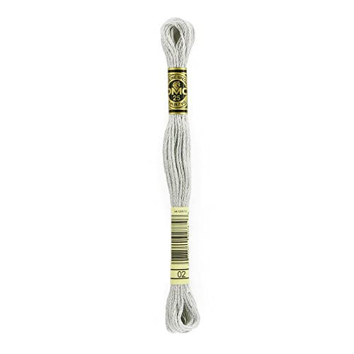 DMC 6-Strand Embroidery Cotton 8.7yd - Tin - color: Tin, size: 8.7 yards