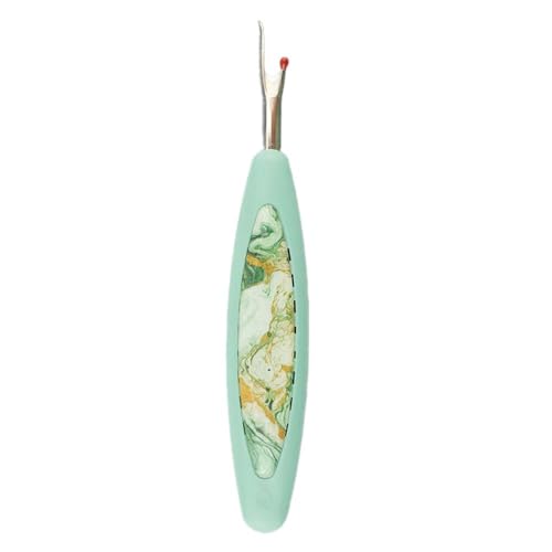 HAHIYO Vintage Style Seam Ripper with Ergonomic Grip Sewing Stitch Cutter and Thread Unpicker for Quilting Sewing Crafting Notions & Hemming - Ergonomic Stitch Remover Sewing Tool, Green 5-Inch 1PC