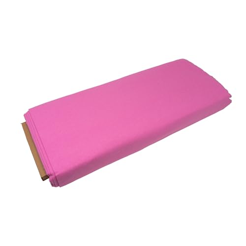 RTC Fabrics 42"/43" Wide 100% Cotton Flannel Solid Hot Pink Color DIY Crafting, Quilt, Sewing Fabric By Bolt - color: Hot Pink, size: 8 yard bolt