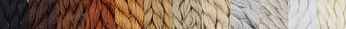 KCS 328 Yards(300 Meters) Mercerized Pearl Cotton Crochet Needlepoint Thread,Size 5, 12 skeins,Mixed Color 04 - color: 12color04, size: 12 skeins