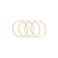 PATIKIL 4 Inch Bamboo Macrame Hoop, 10Pcs Wood Floral Hoop Craft Rings for DIY Craft Dream Catcher Wedding Wreath Decor Wall Hanging Decorations - size: 4 Inch