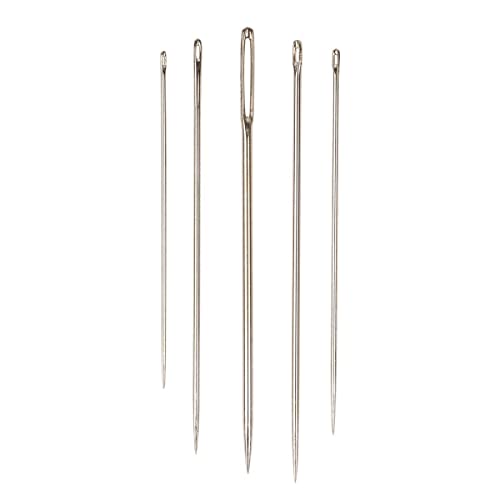 SINGER 07370 Hand Sewing Needles in Compact with Needle Threader, Assorted Sizes, 30-Count,
