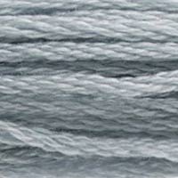 DMC 117-168 Mouline Stranded Cotton Six Strand Embroidery Floss Thread, Very Light Pewter, 8.7-Yard