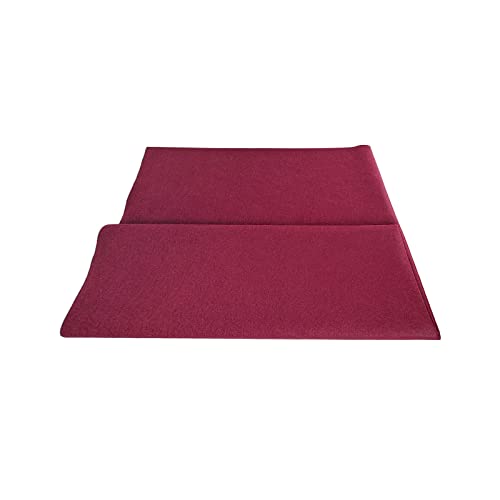 Jtnohx Color Felt Sheets 1 Square Yard Craft Felt Fabric Maroon 1.4mm - color: Maroon