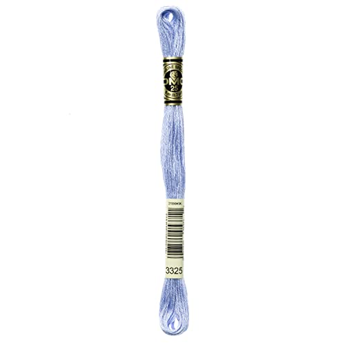 DMC 6-Strand Embroidery Cotton Floss, Light Baby Blue