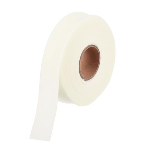 MECCANIXITY 1/2 Inch Double Fold Bias Tape Polyester Continuous Bulk Bias Tape for Sewing, Seaming Quilting Hemming Binding Crafts (Beige White 6 Yards) - color: Beige White, size: 1/2 Inch x 6 Yards